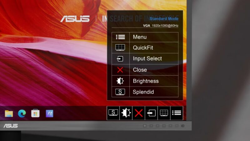 Try a Different Display Mode on Asus Monitor