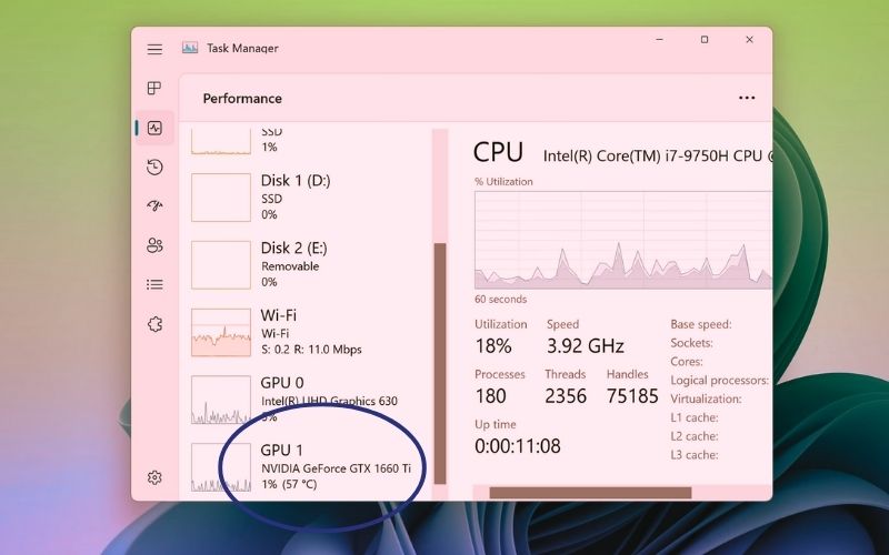 check GPU temperature