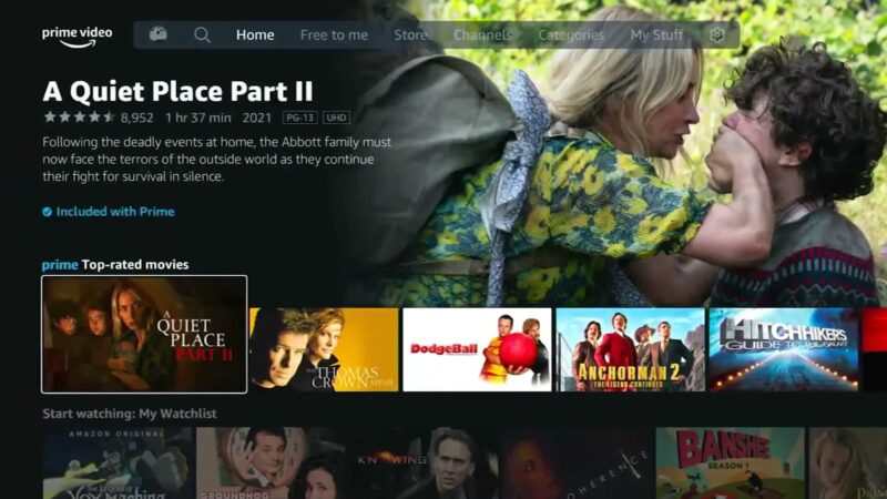 Amazon Prime Video - Horror Movies - Quiet Place